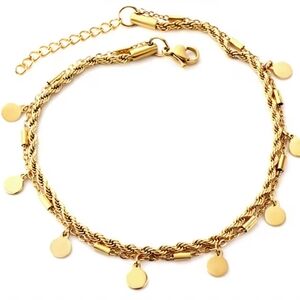Elegant Gold-Tone Layered Necklace